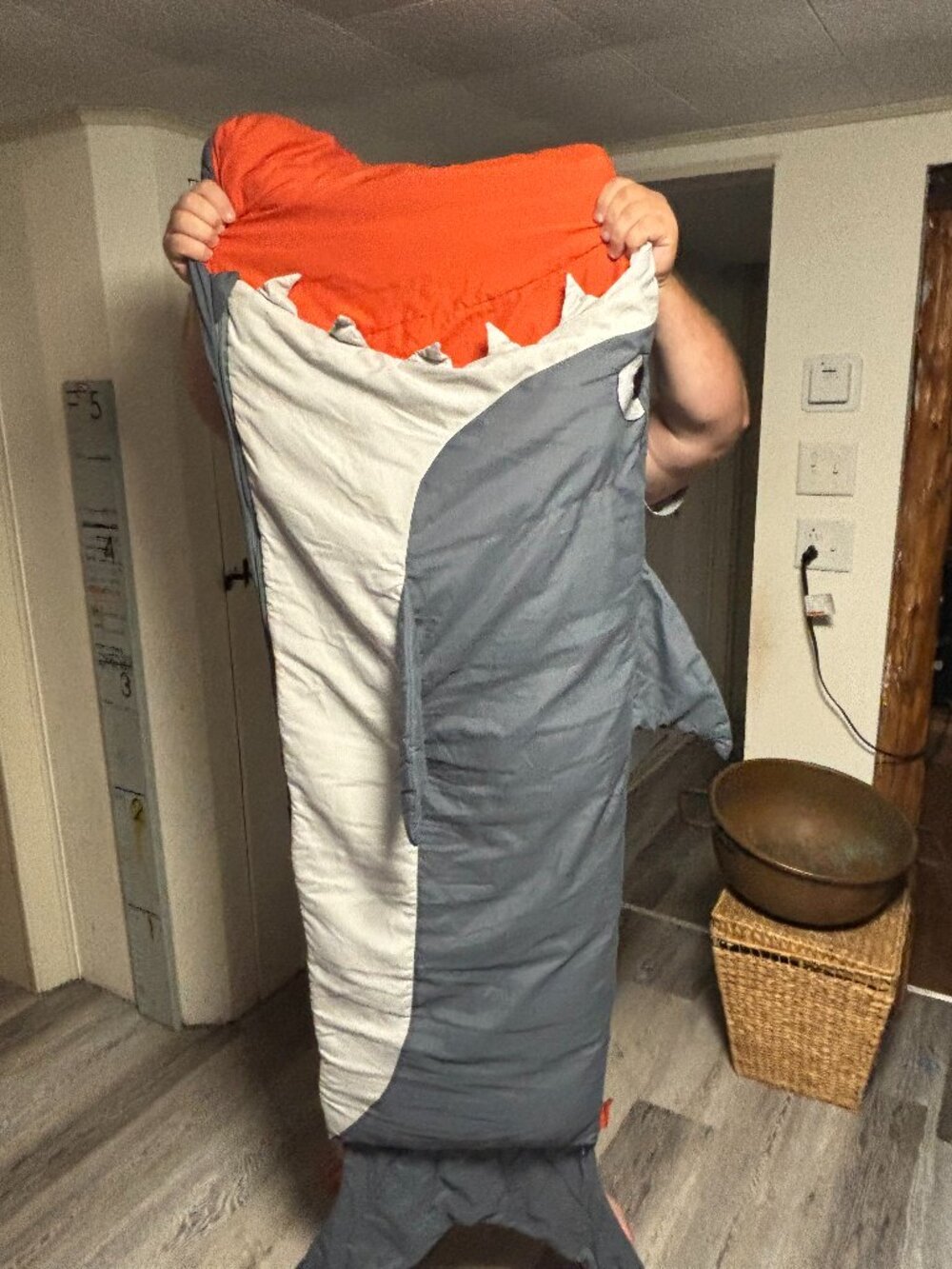 Ozark Trail Shark Sleeping Bag - kid size